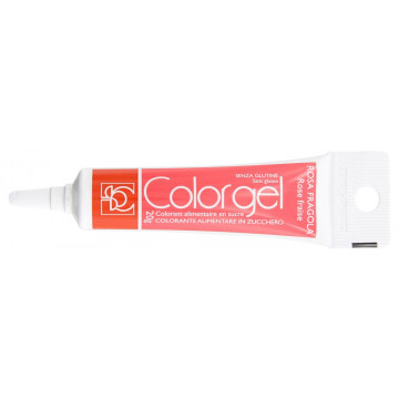 Color gel in tube - Modecor - strawberry pink, 20 g