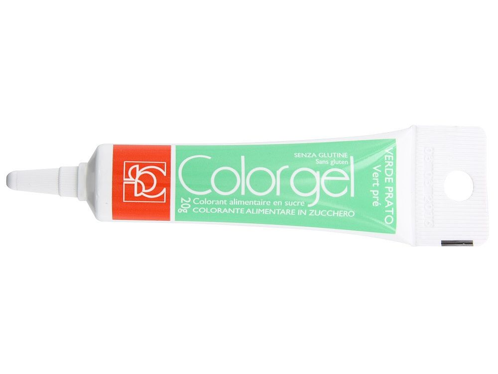 Barwnik spożywczy w żelu Colorgel - Modecor - zielony, 20 g