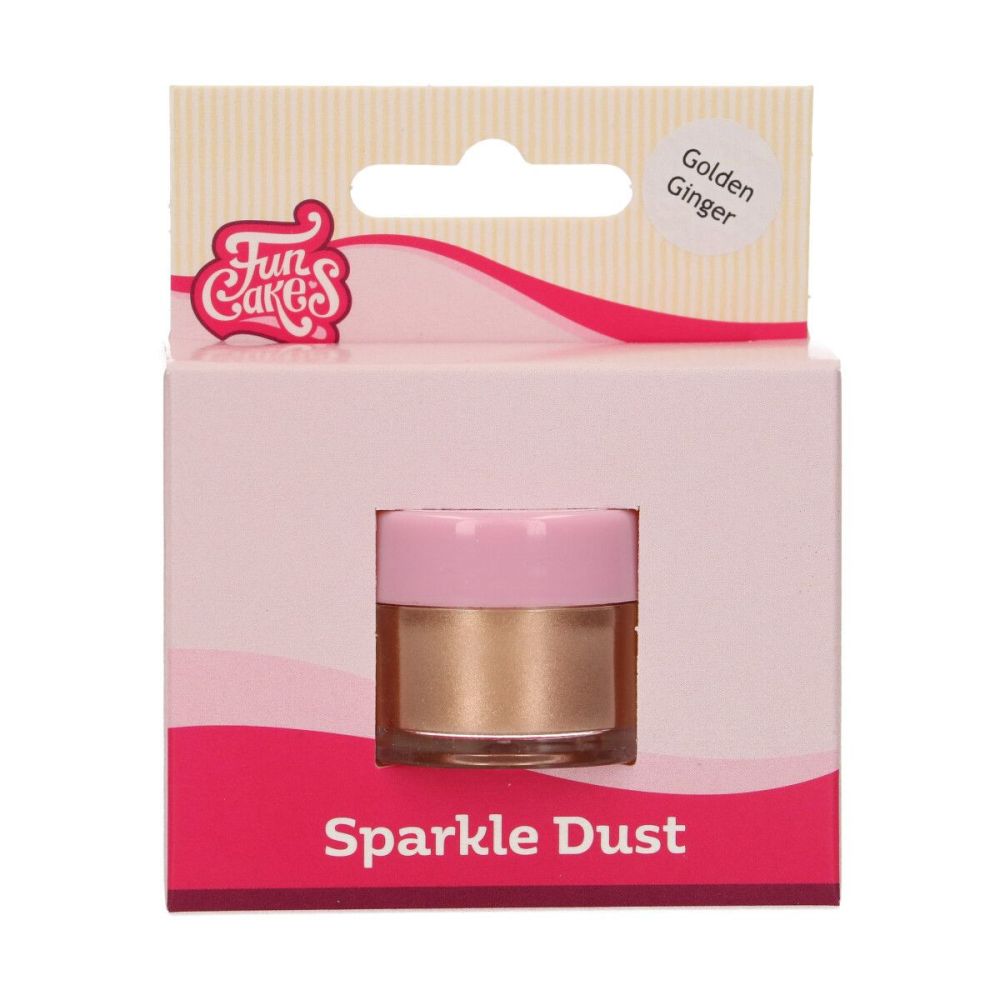 Sparkle Dust - FunCakes - Golden Ginger, 3,5 g