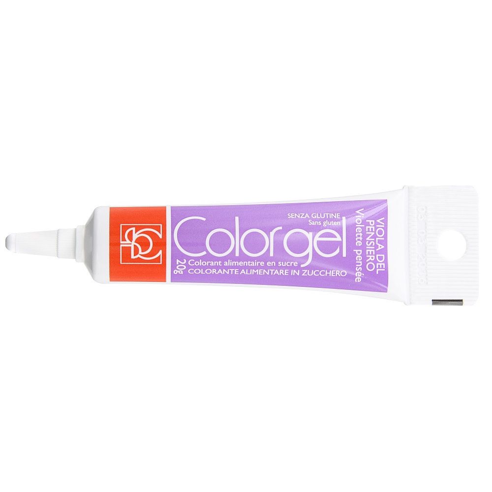 Barwnik spożywczy w żelu Colorgel - Modecor - fioletowy, 20 g