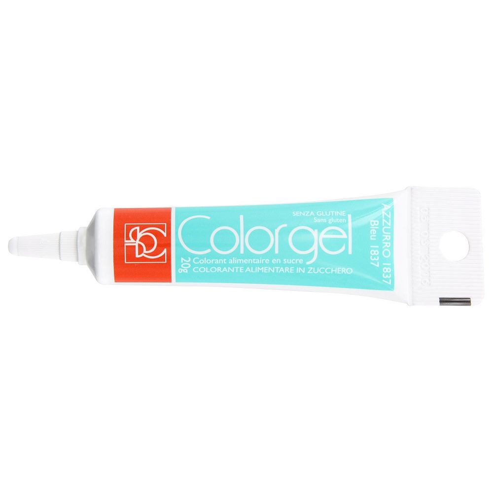 Color gel in tube - Modecor - turquoise, 20 g