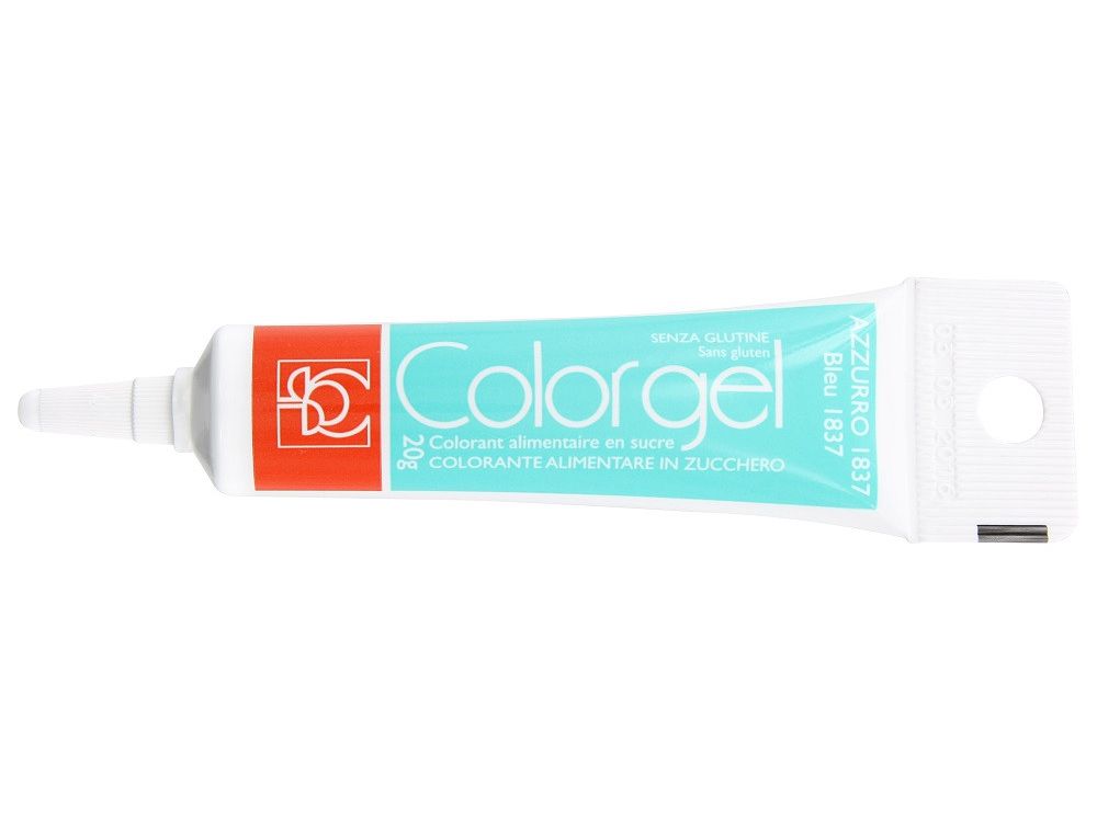 Color gel in tube - Modecor - turquoise, 20 g