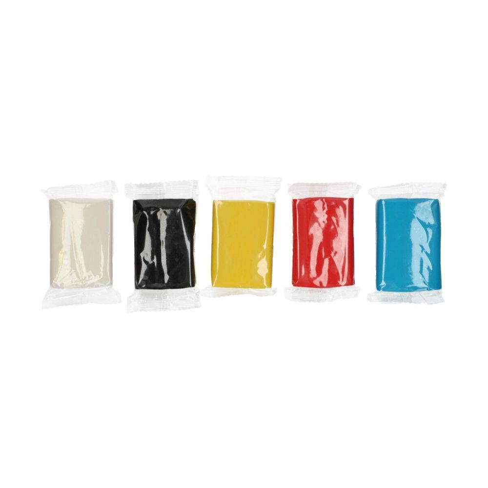 A set of sugar masses - FunCakes - Primary shades, 5 x 100 g