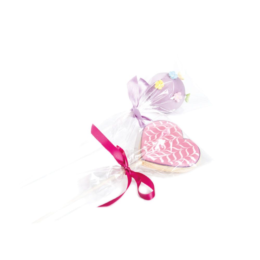 Decorative candy bags - Decora - transparent, 50 pcs.