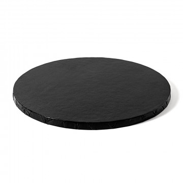 Round cake base - Decora - thick, black, 30 cm
