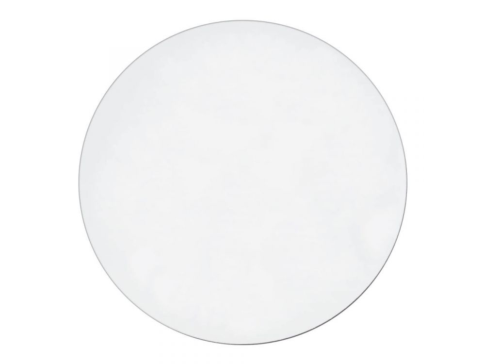 Cake board, smooth - Cuki - white, double sided, 36 cm