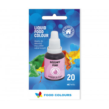 Liquid food color - Food Colours - pink, 20 ml