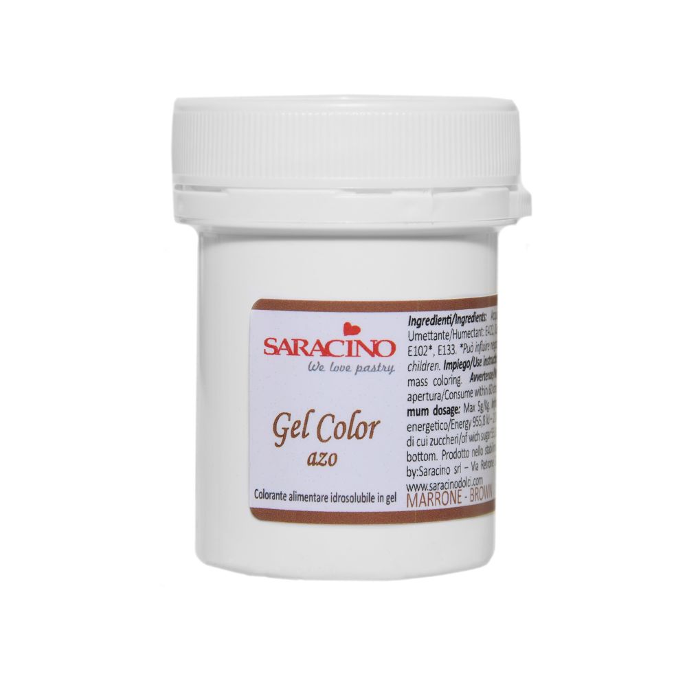 Gel dye - Saracino - brown, 30 g