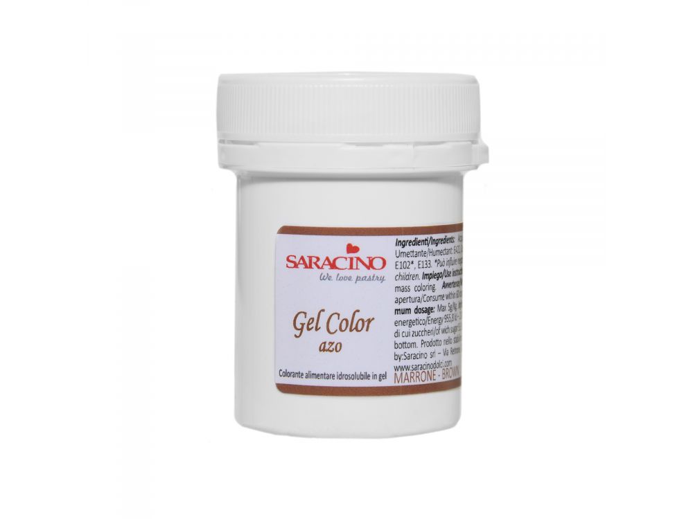 Gel dye - Saracino - brown, 30 g