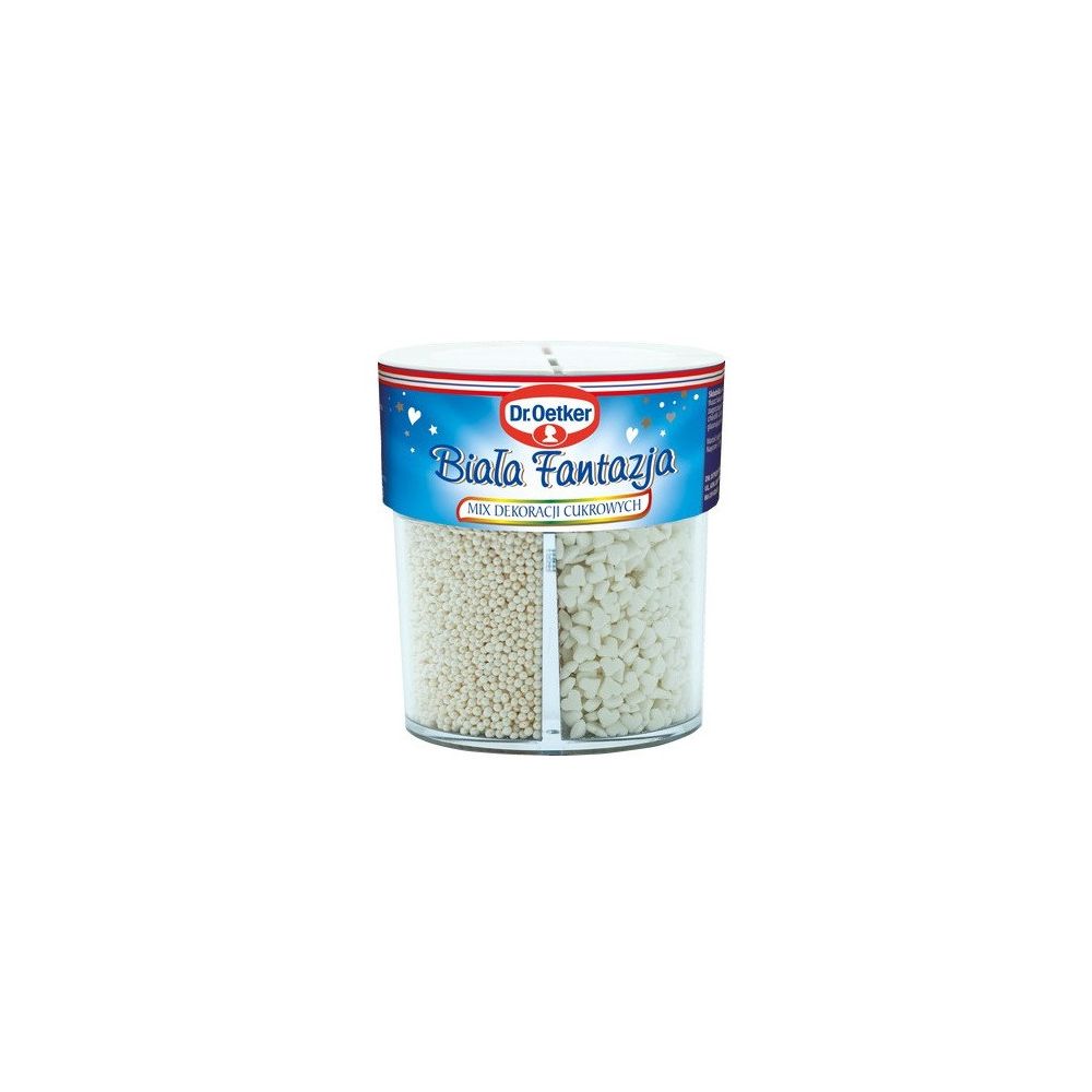 Set of sugar sprinkles White Fantasy - Dr.Oetker - 73 g