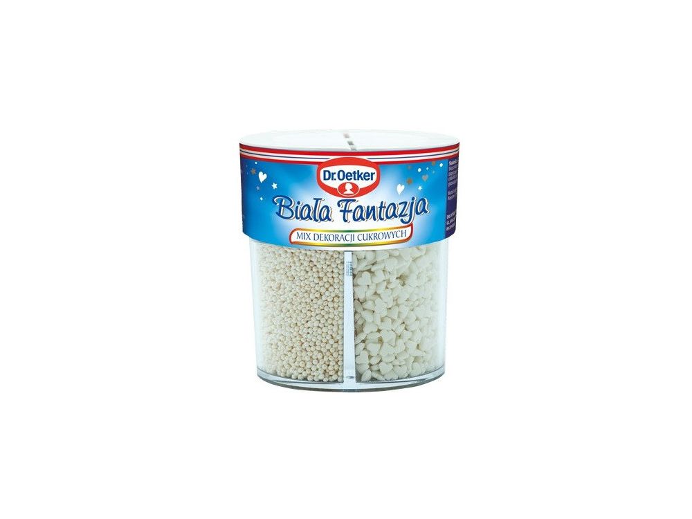 Set of sugar sprinkles White Fantasy - Dr.Oetker - 73 g