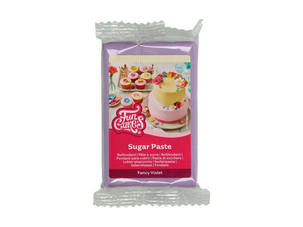 Sugar paste - FunCakes - fancy violet, 250 g