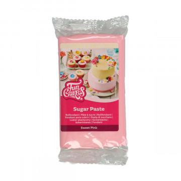 Masa cukrowa - FunCakes - Sweet Pink, jasny różowy, 250 g