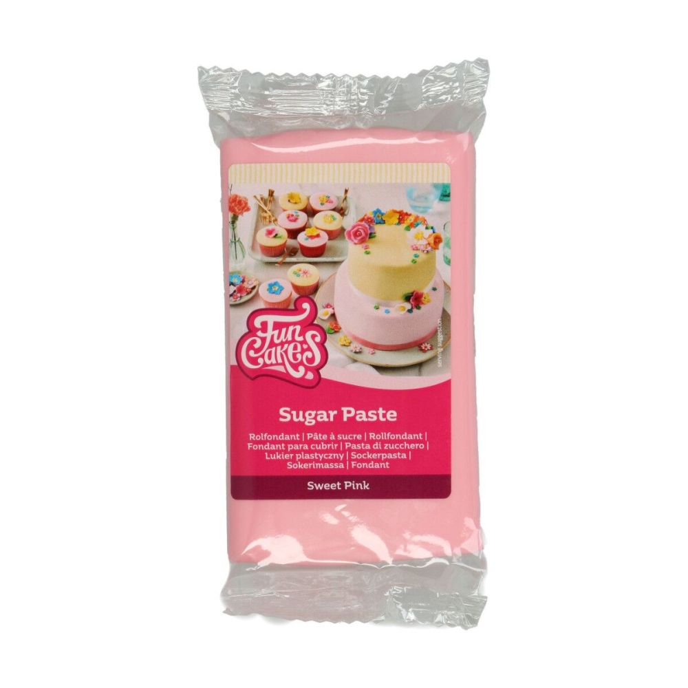 Sugar paste - FunCakes - sweet pink, 250 g