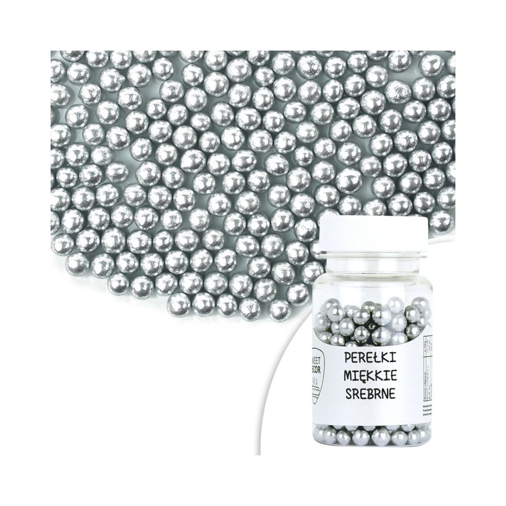 Soft pearls - silver, 30 g