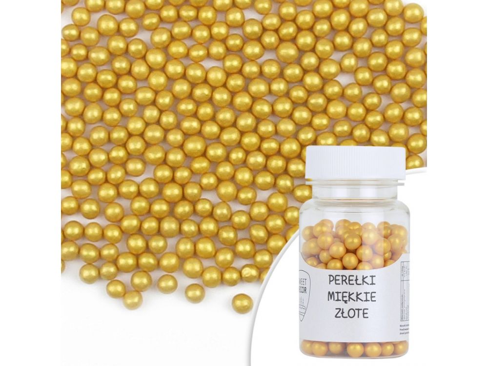 Soft pearls - gold, 30 g