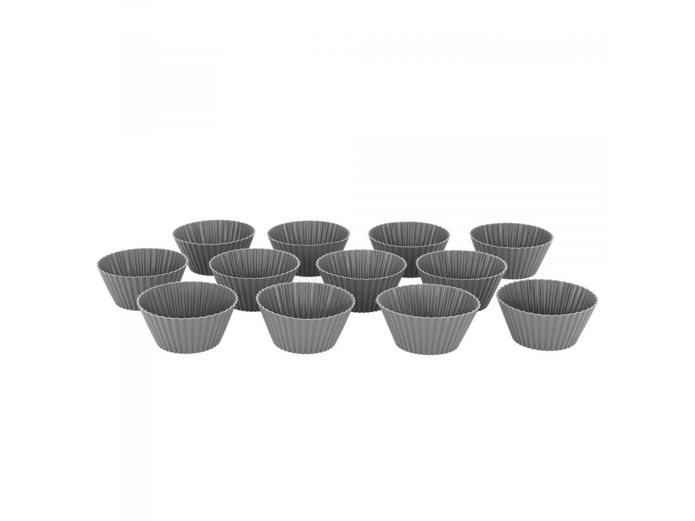 Muffin cases - silicone, 12 pcs.