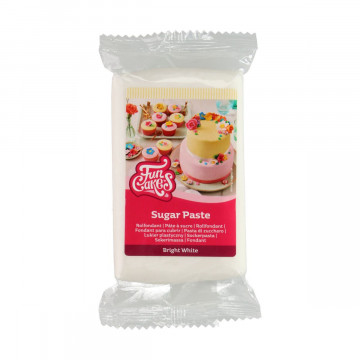 Sugar paste - FunCakes - bright white, 250 g