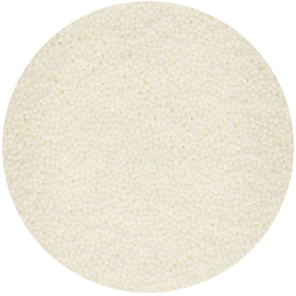 Sugar sprinkles, poppy seeds - FunCakes - white, 80 g