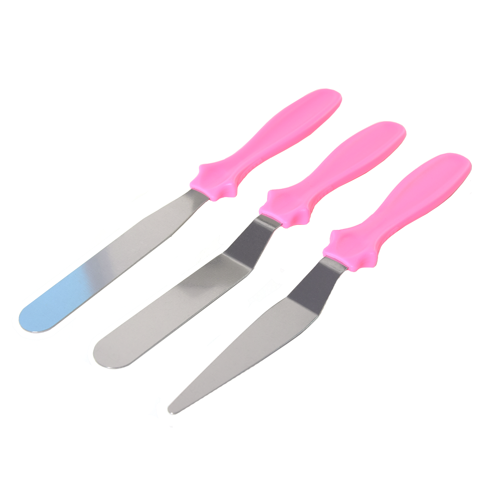 A set of confectionery spatulas - 3 pcs.