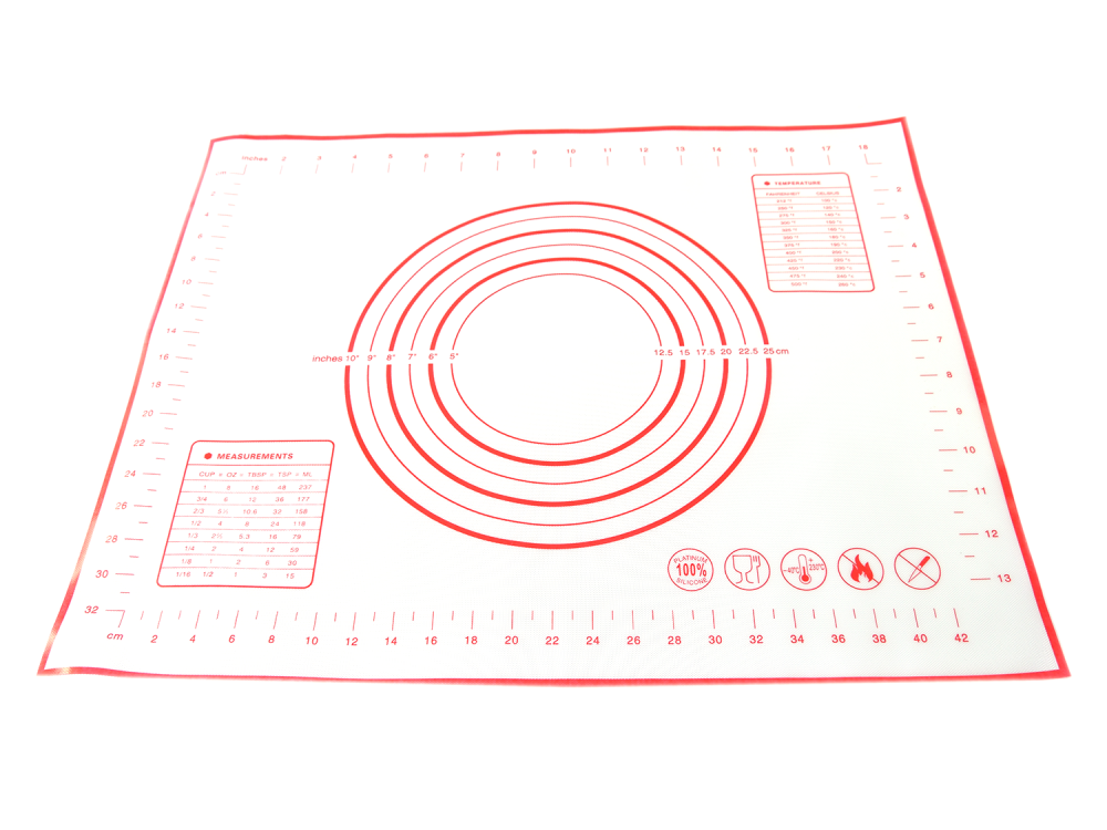 Silicone mat - white, 50 x 40 cm
