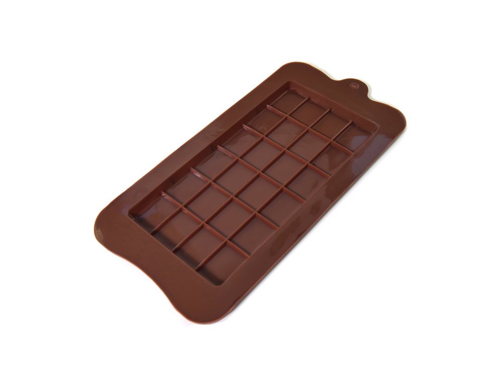Silicone mold - classic chocolate bar, 15 x 7.5 cm