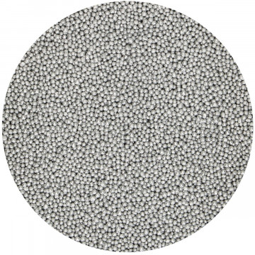 Sugar sprinkles, poppy seeds - FunCakes - silver, 80 g
