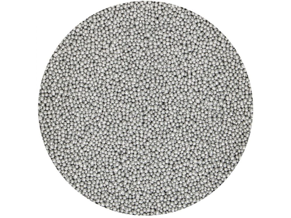 Sugar sprinkles, poppy seeds - FunCakes - silver, 80 g