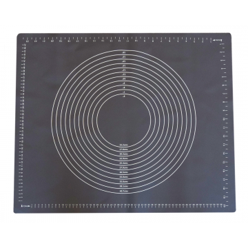Silicone table - gray, 60 x 50 cm