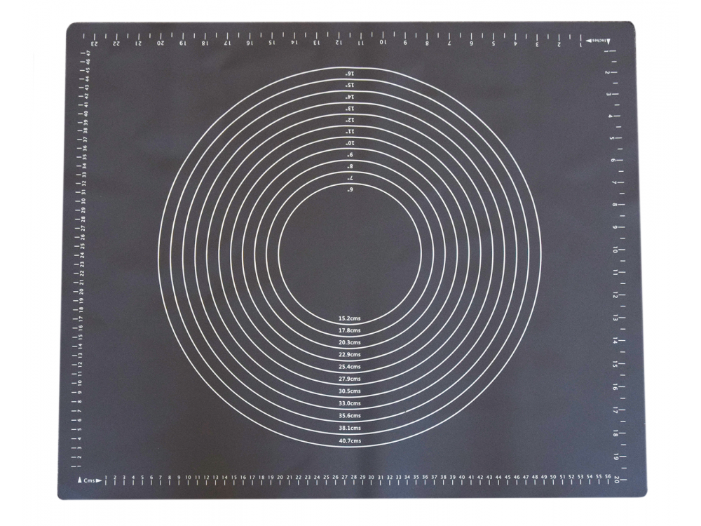 Silicone table - gray, 60 x 50 cm