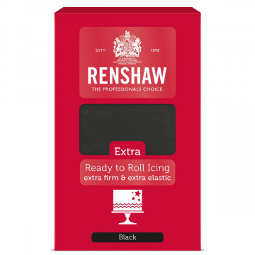 Sugar mass - Renshaw - black, 1 kg