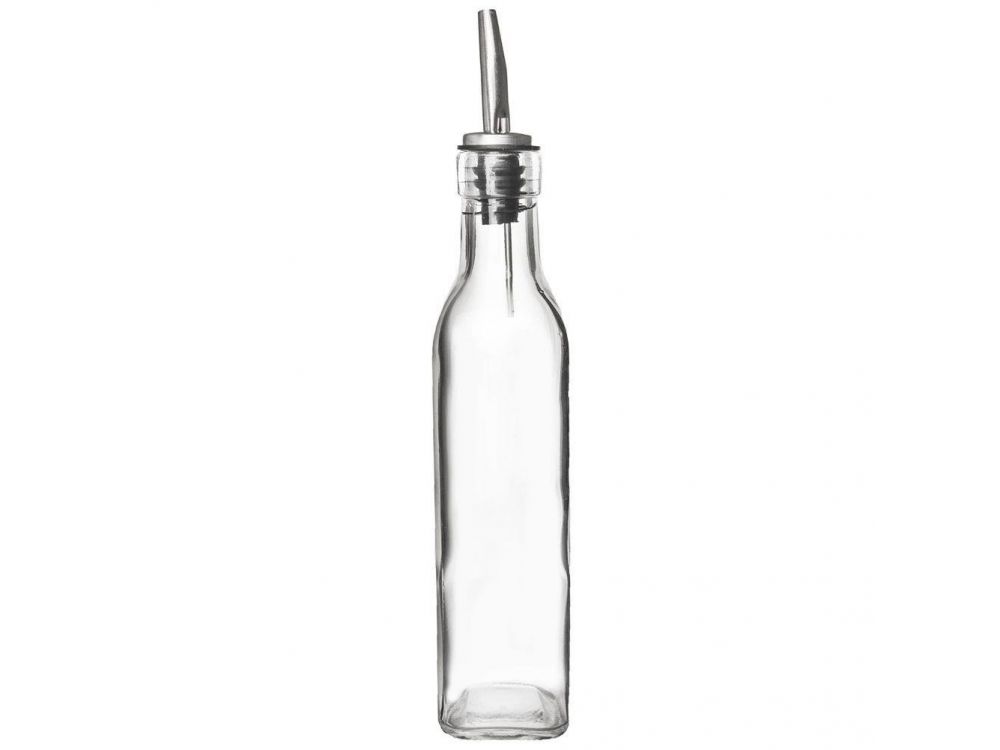 Glass bottle with a dispenser for oil, olive oil, vinegar - Orion - 300 ml