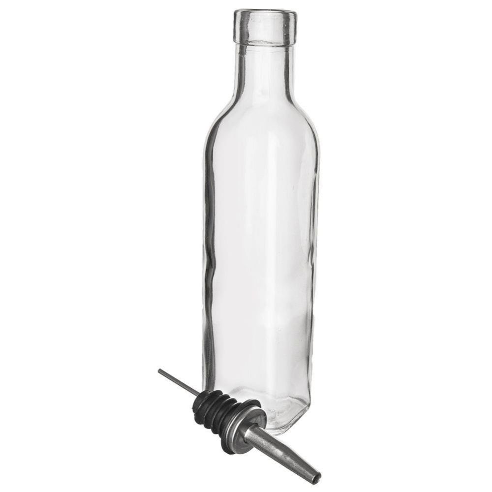 Butelka szklana z dozownikiem do oleju, oliwy, octu - Orion - 300 ml
