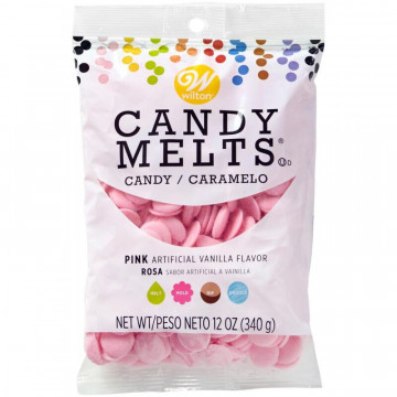 Pastylki Candy Melts - Wilton - różowe, 340 g