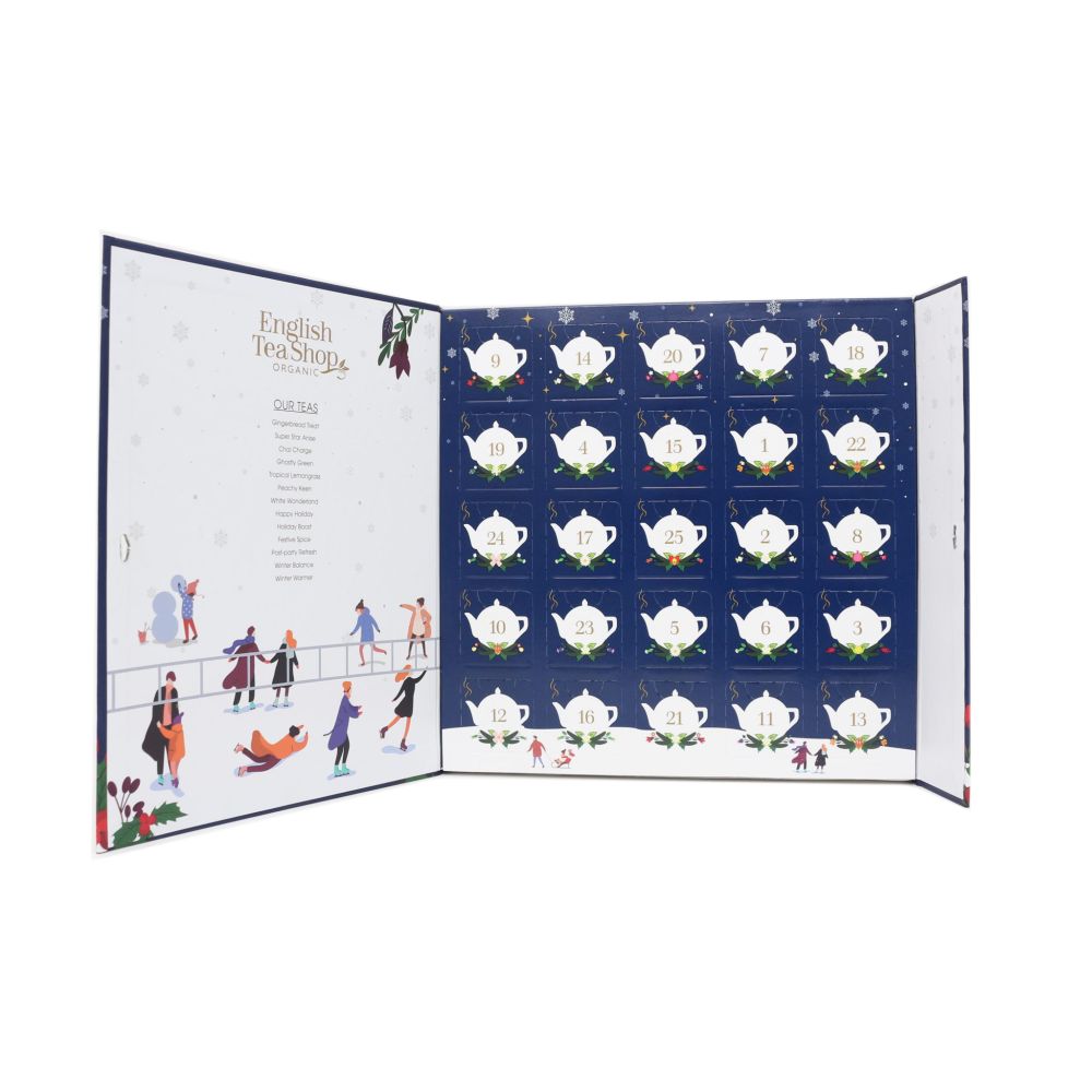 Zestaw herbat Kalendarz Adwentowy - English Tea Shop - 25 szt.