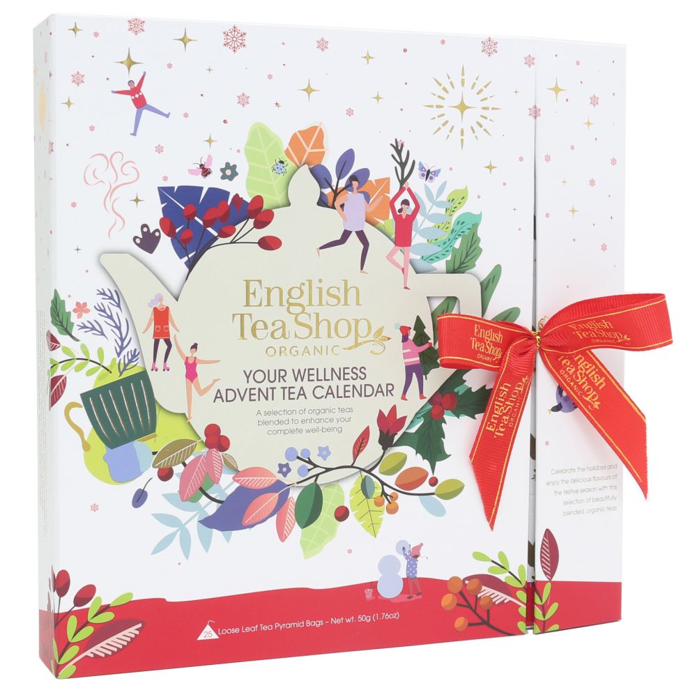 Zestaw herbat Kalendarz Adwentowy Wellness - English Tea Shop - 25 szt.