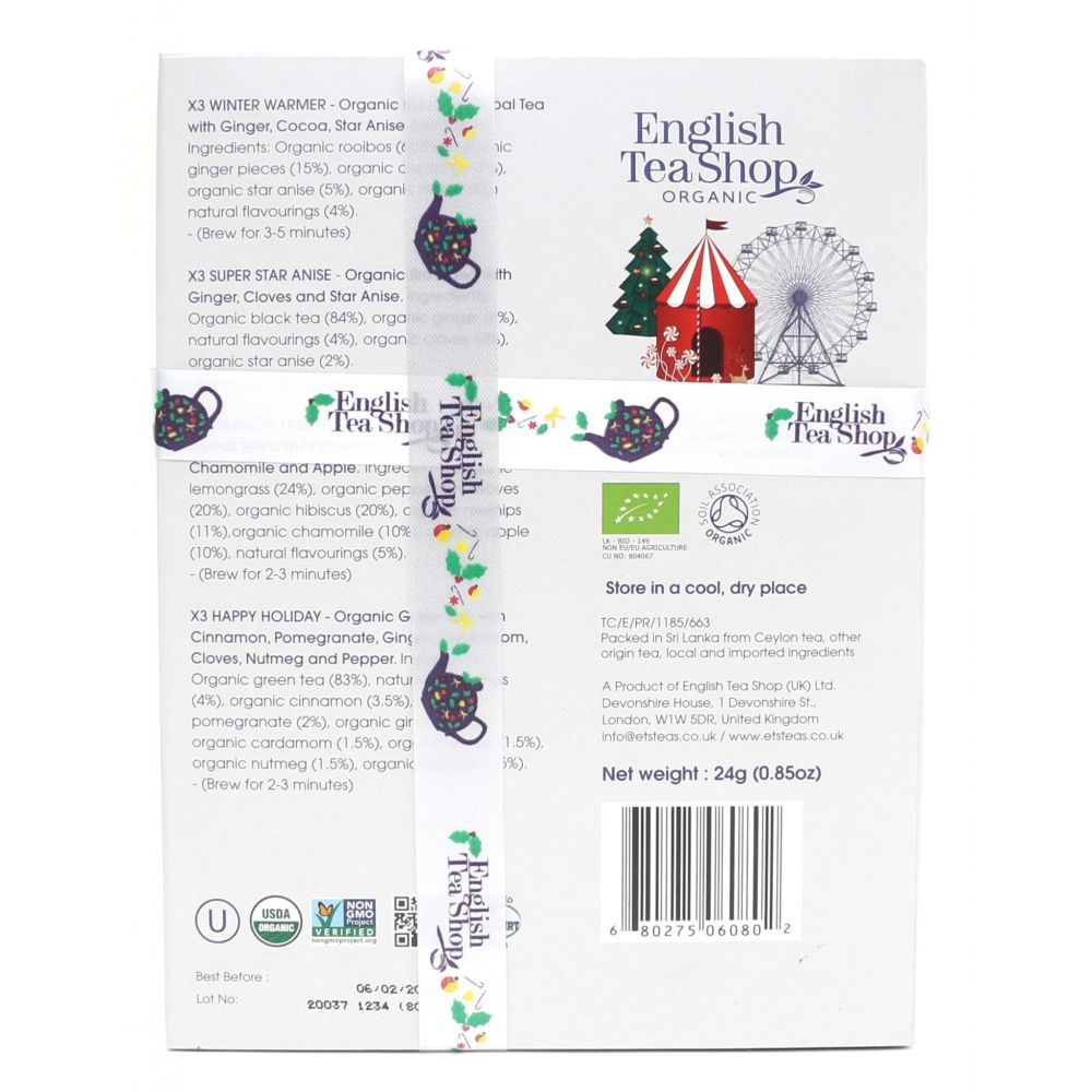 Holiday English Collection Tea - English Tea Shop - 12 pcs