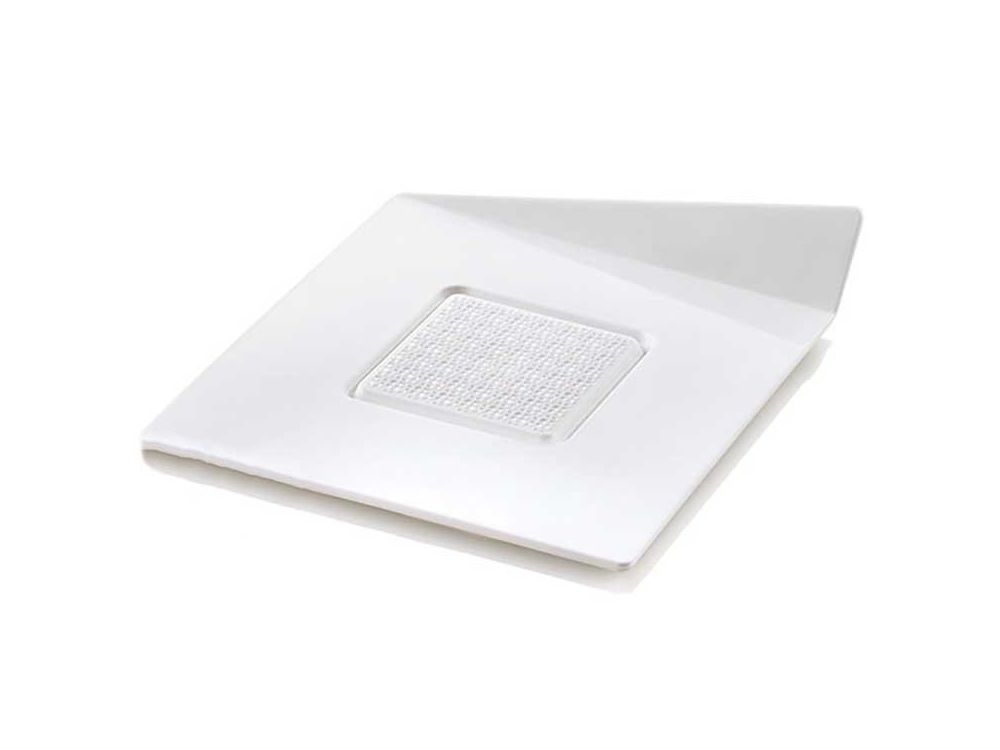 Plastic monoportion trays - SilikoMart - squared, 100 pcs
