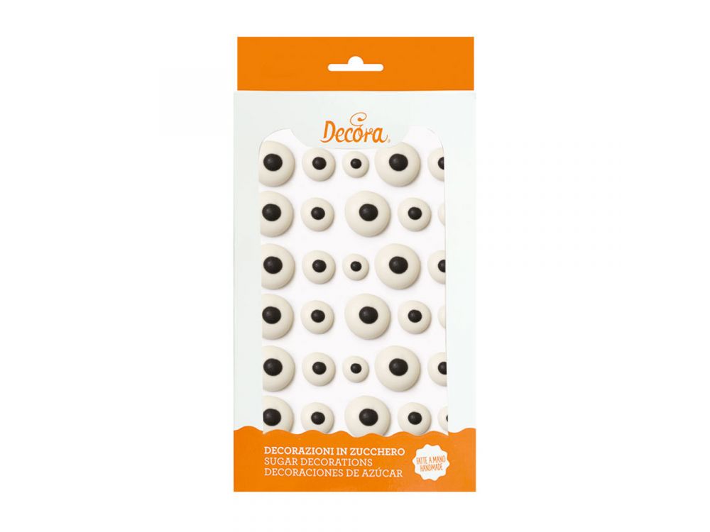 Sugar decorations 3D - Decora - eyes, 30 pcs