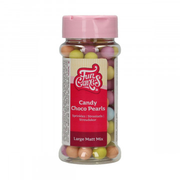 Chocolate sprinkles, pearls - FunCakes - matt, mix, 70 g