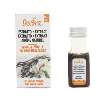 Natural vanilla Bourbon extract - Decora - 20 ml