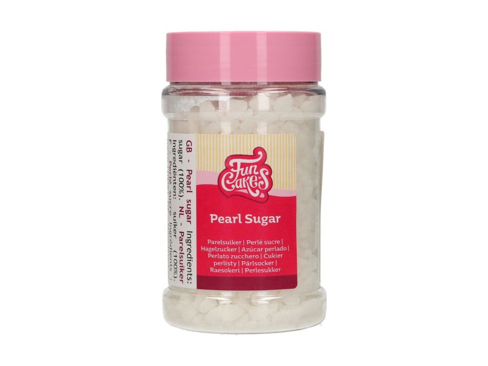 Pearl sugar - FunCakes - white, thick, 200 g