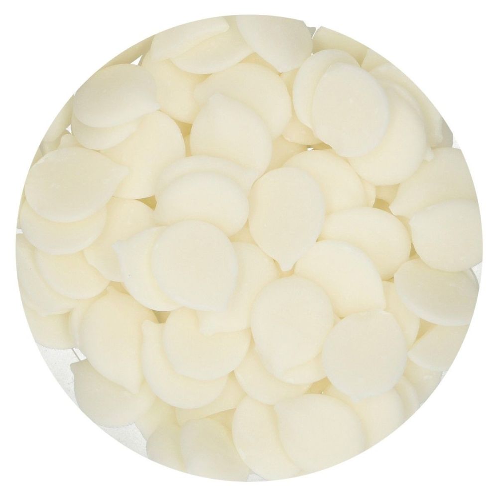 Pastylki Deco Melts - FunCakes - białe, 1 kg