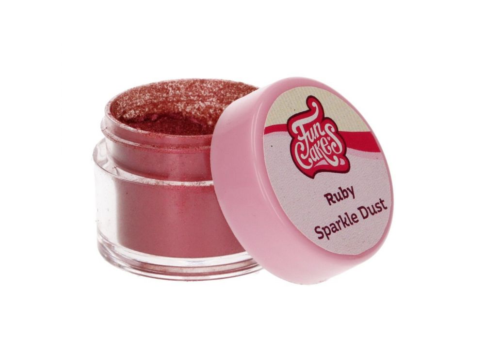 Sparkle Dust - FunCakes - pearl, ruby, 3.5 g