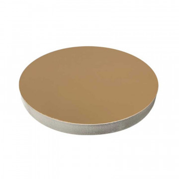 Round cake base - thick, gold and grey, 18 cm