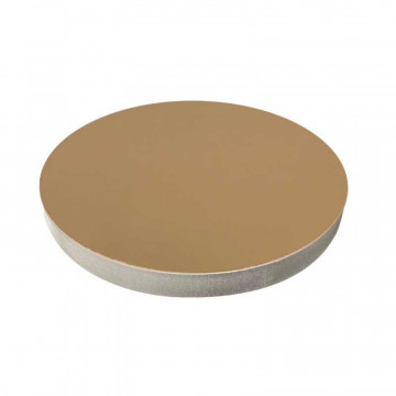 Round cake base - thick, gold and grey, 20 cm