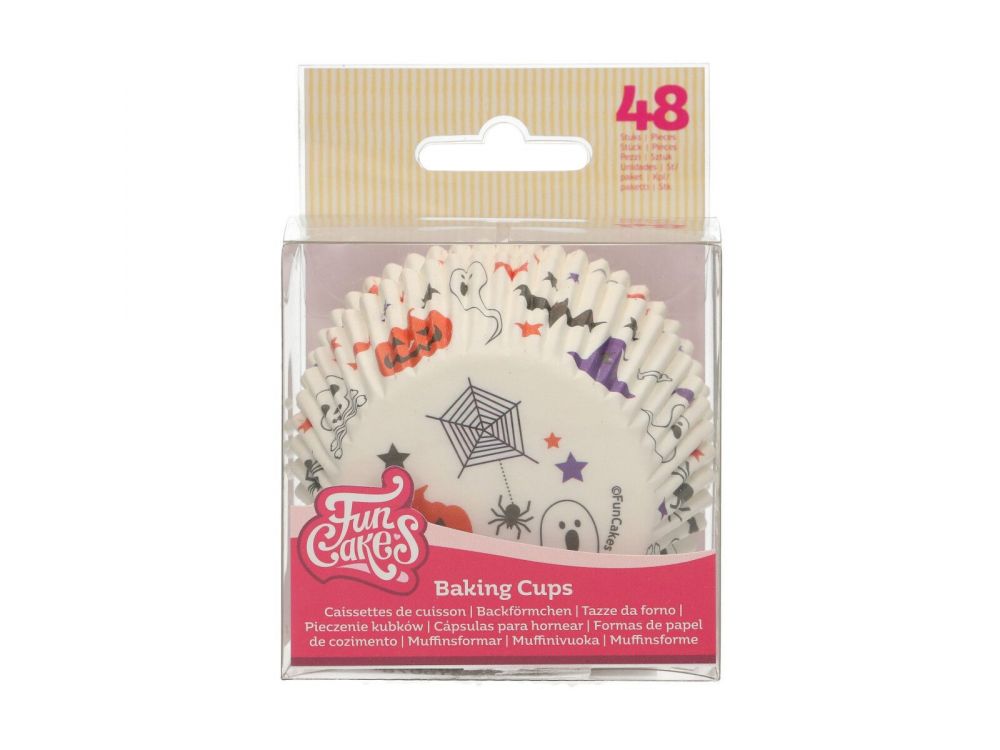 Muffin cases - FunCakes - Halloween, 48 pcs.