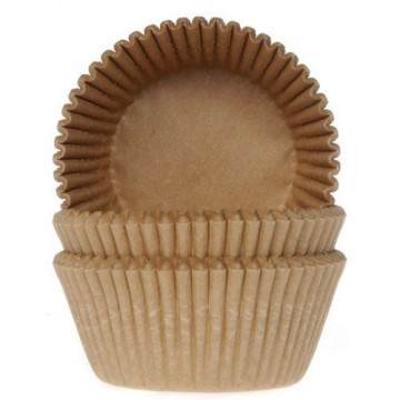 Muffin cases - House of Marie - kraft, 50 pcs.