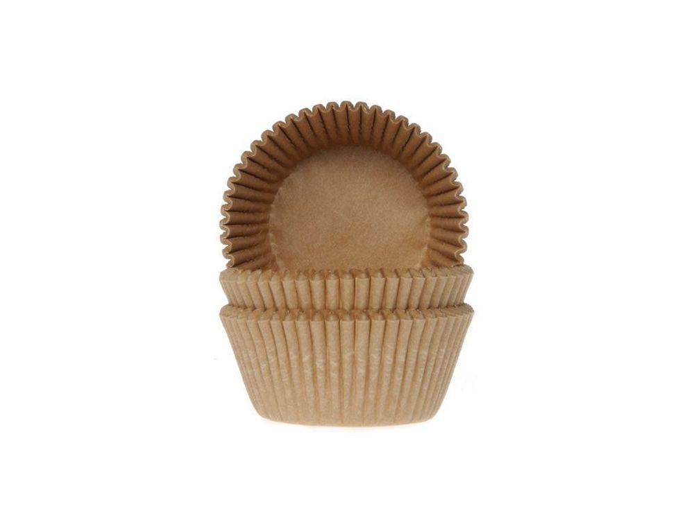 Muffin cases - House of Marie - kraft, 50 pcs.