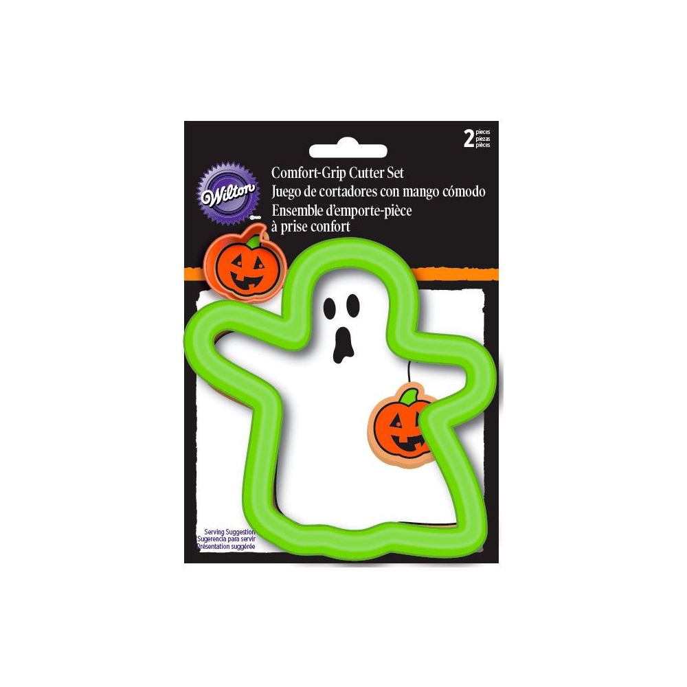 Mold, cookie cutter - Wilton - ghost and pumpkin, 2 pcs.